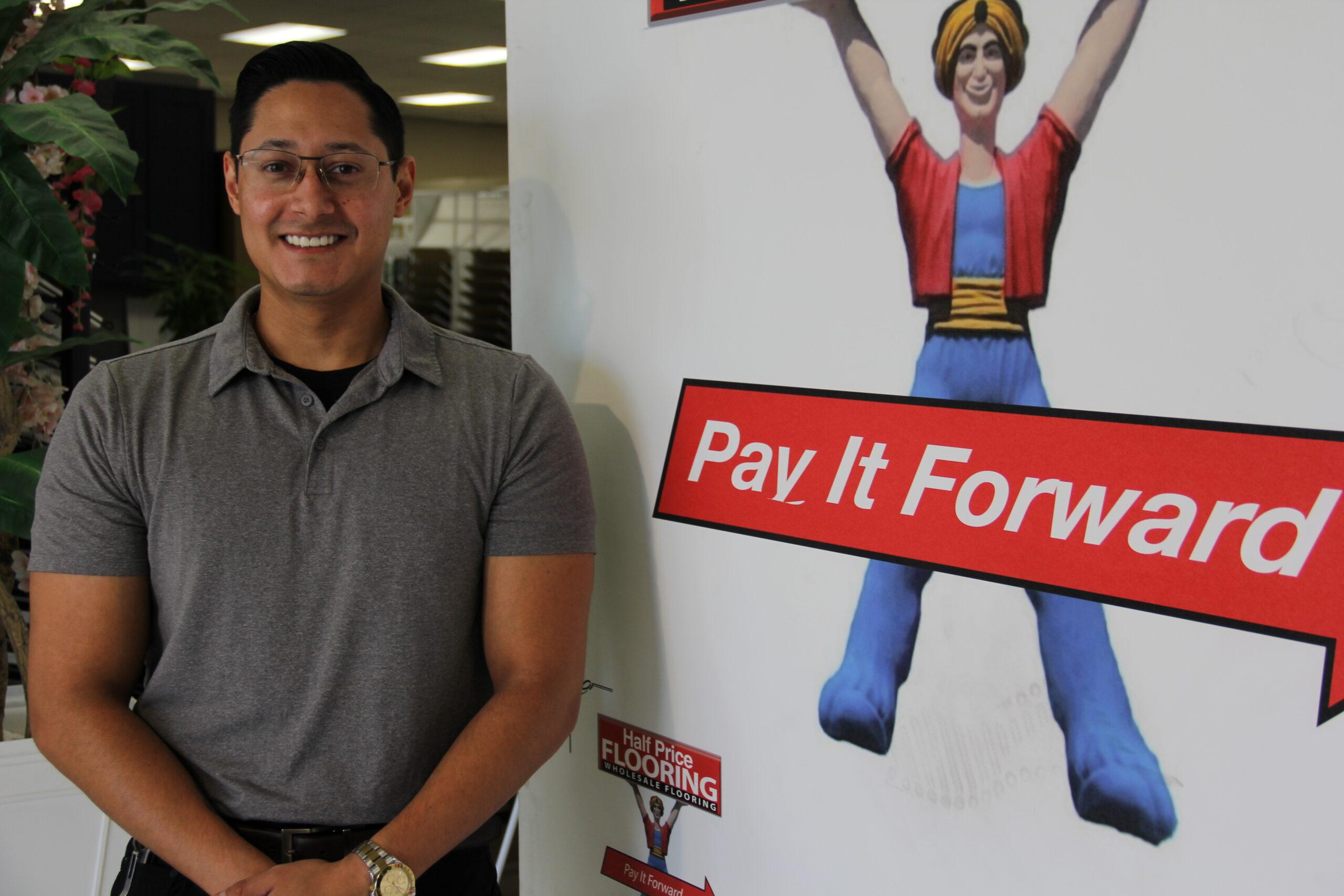 Jose Vazquez, Sales Rep at Pay It Forward Flooring in Las Vegas