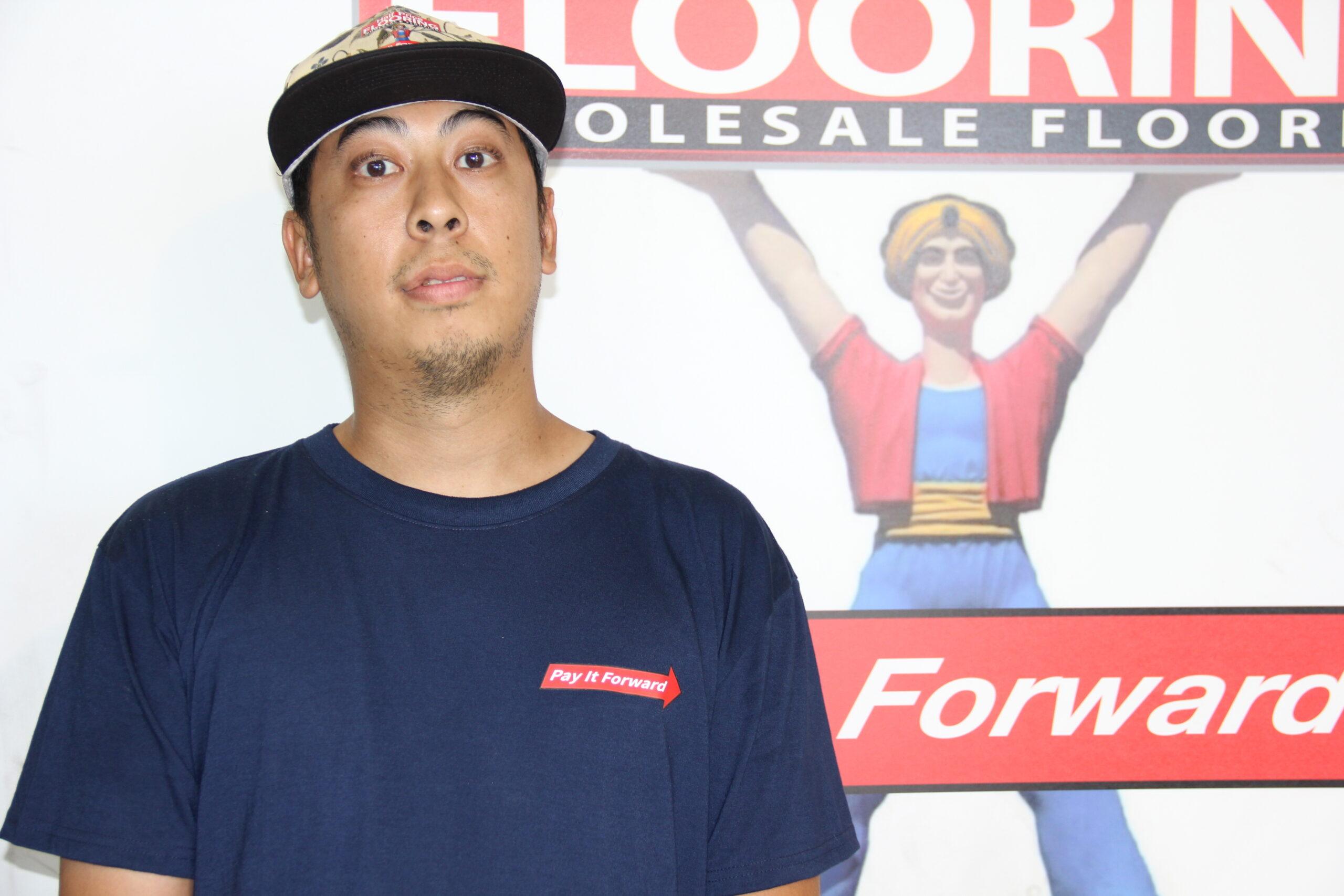 Joshua Lai, Warehouse at Pay It Forward Flooring in Las Vegas