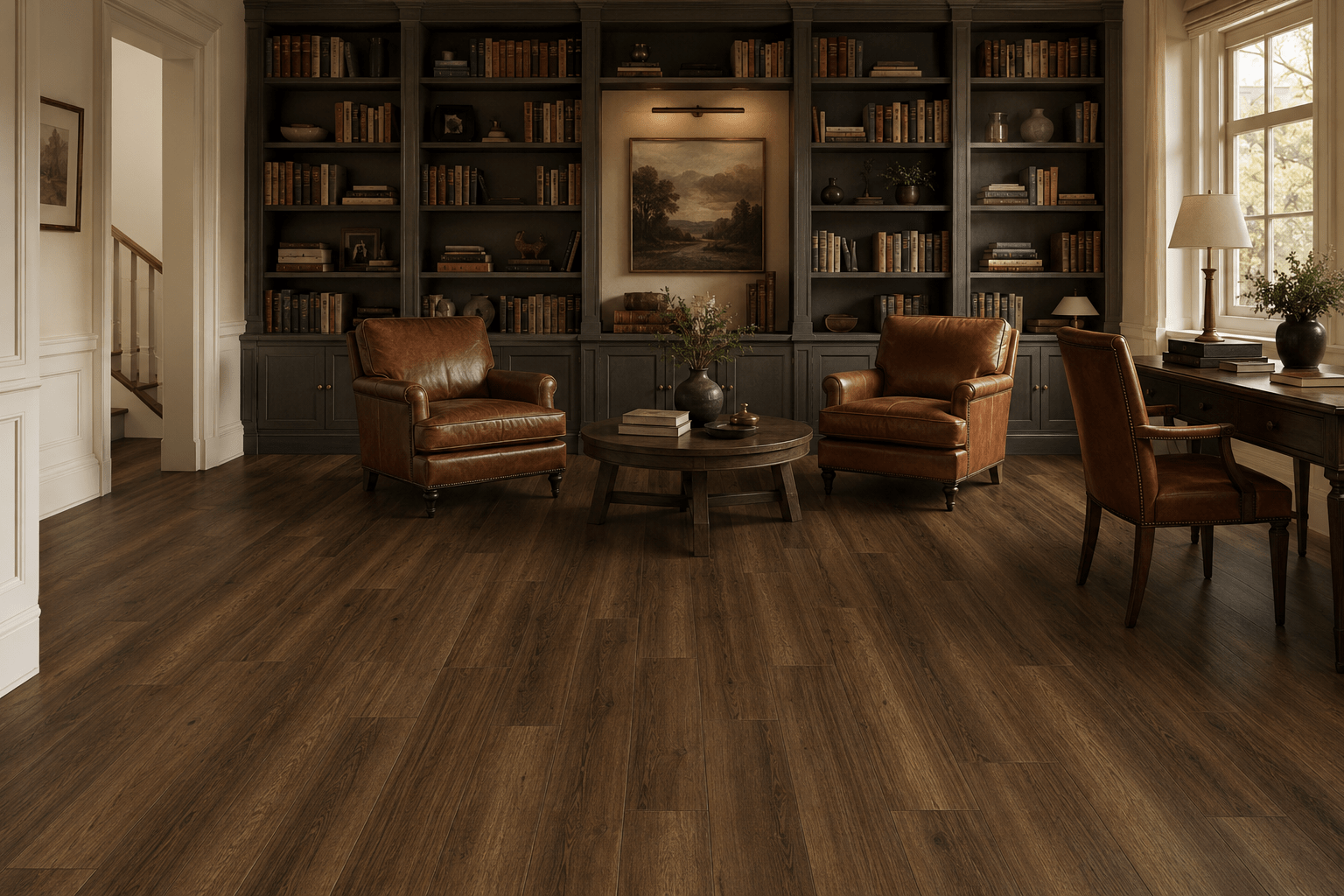 Deckered VacuuBond LVT room scene