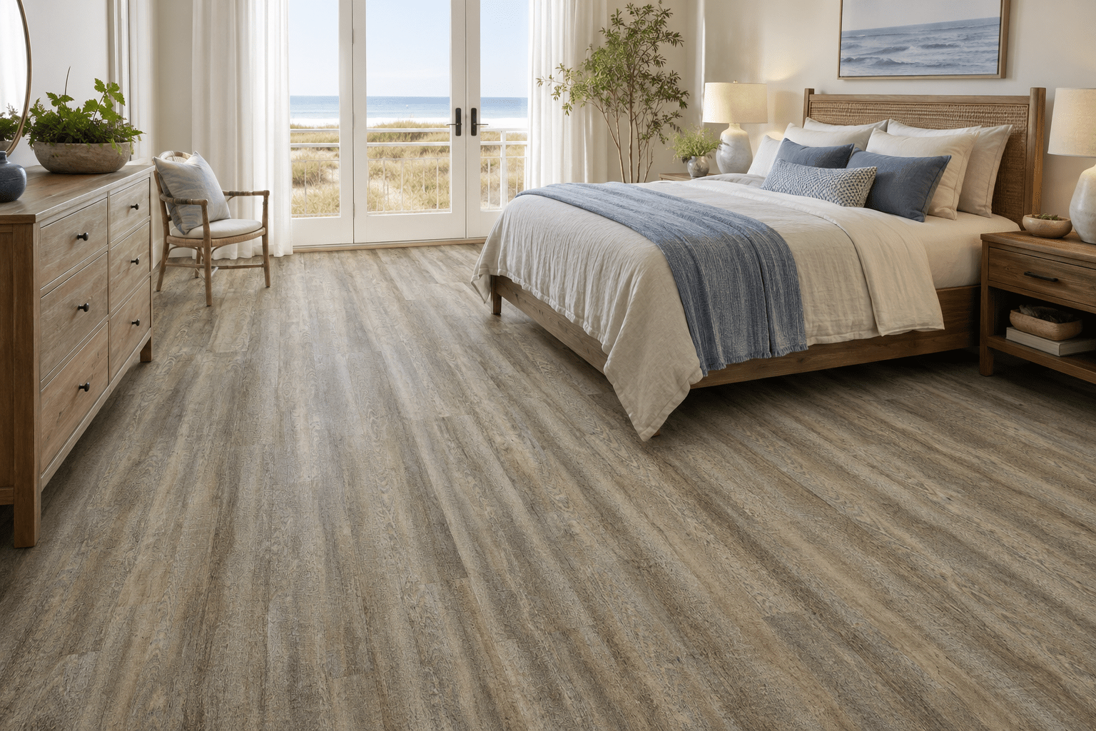 Starboard VacuuBond LVT room scene