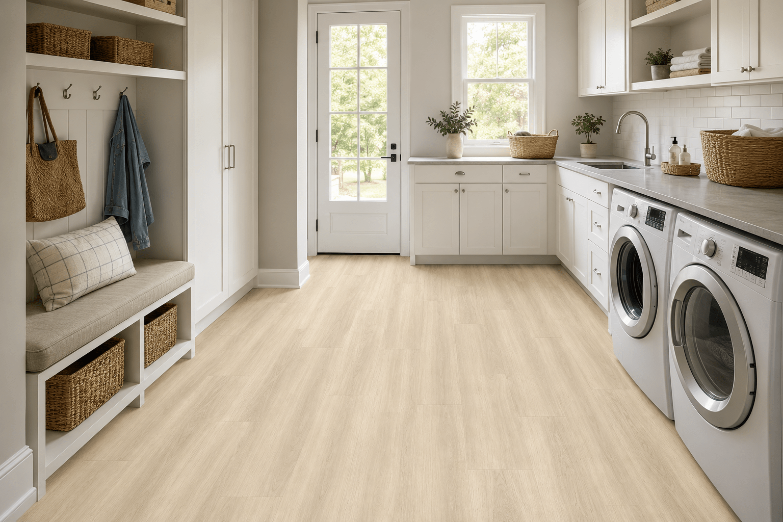 Desert Sand VacuuBond LVT room scene