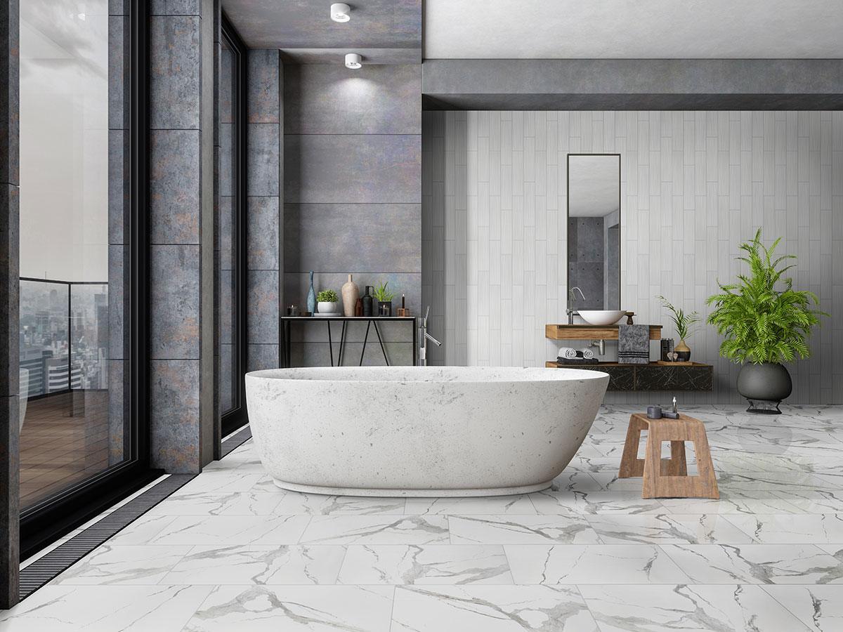 Eden Statuary tile room scene