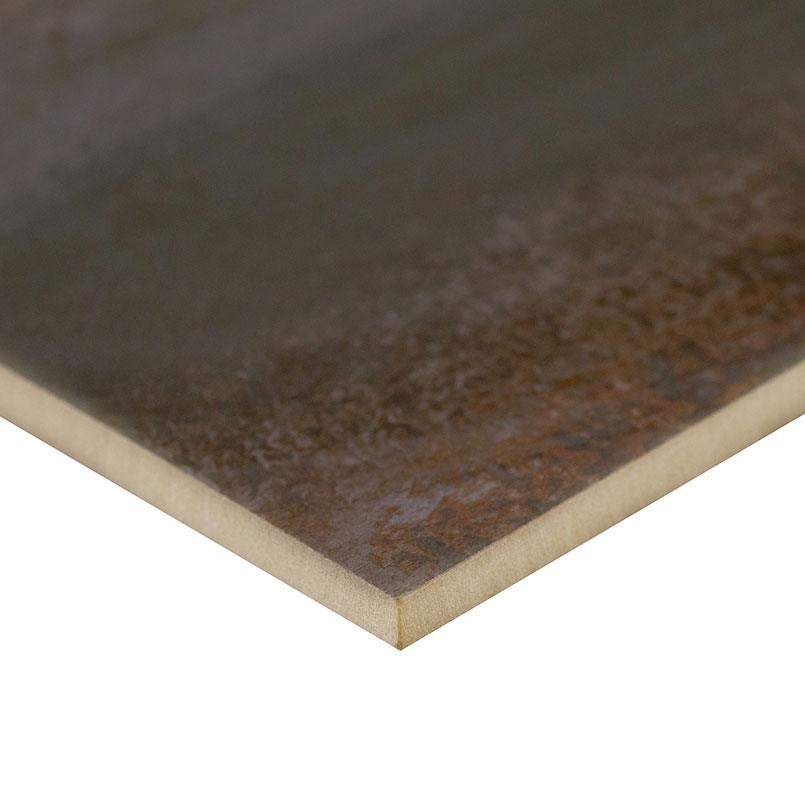 Oxide Iron tile edge detail