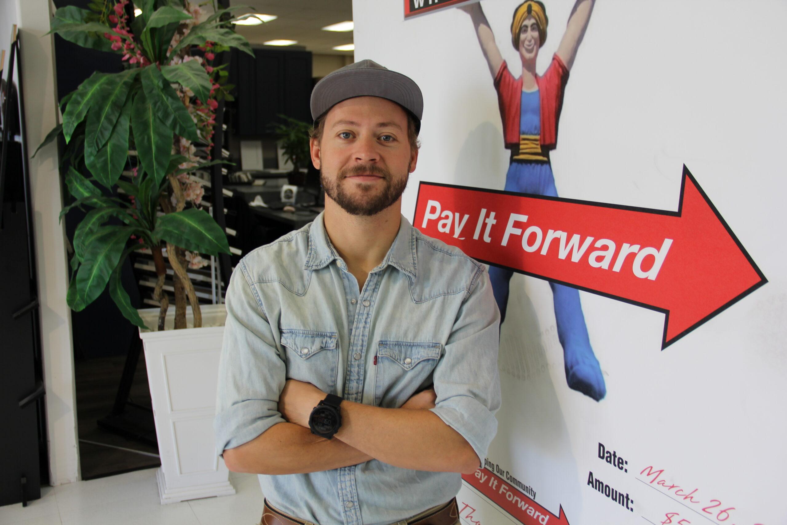 Tyler Carter, Mastermind at Pay It Forward Flooring in Las Vegas
