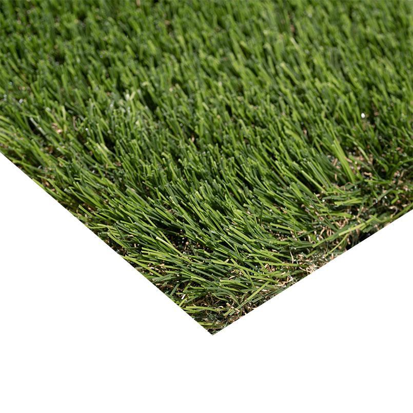 Emerald Green 110oz artificial turf edge detail