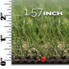 Emerald Green 76oz artificial turf pile height detail