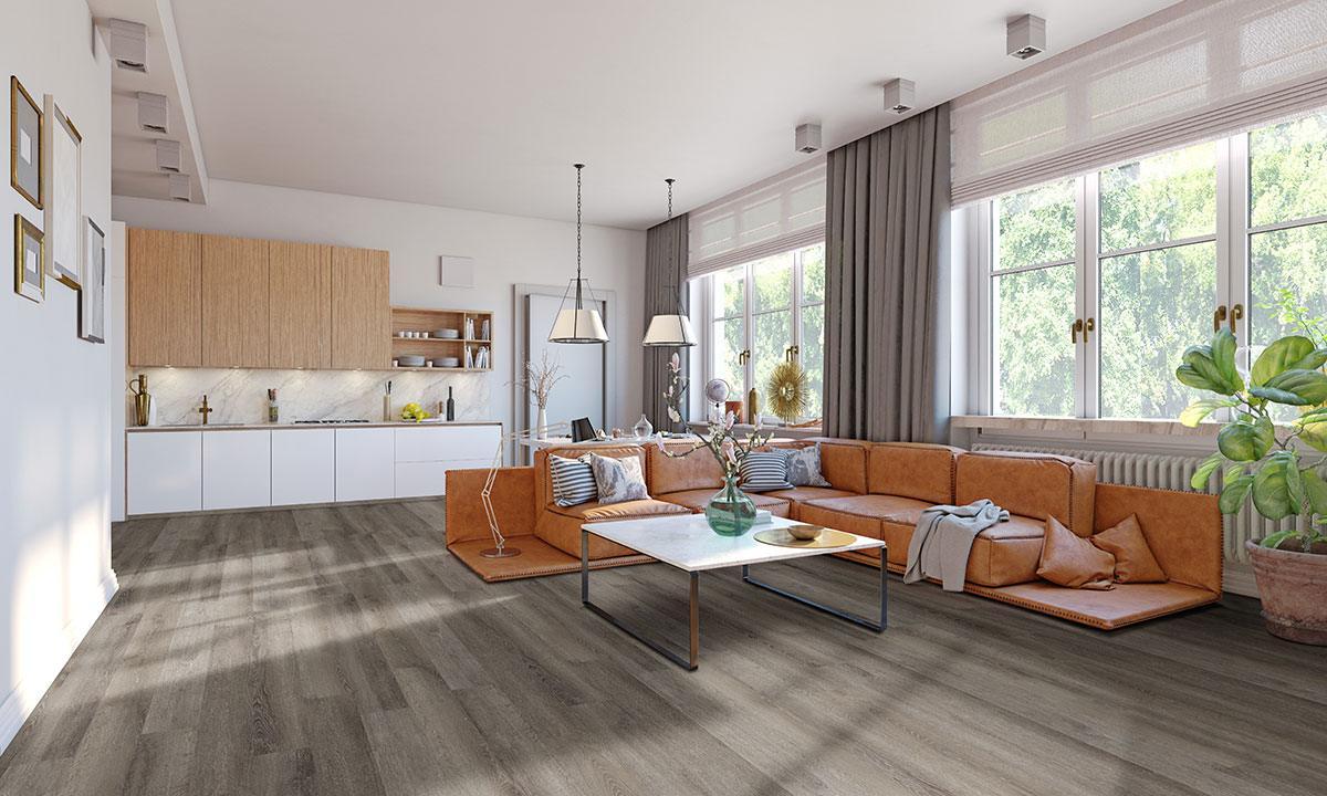 Charcoal Oak Katavia LVP #1004 room scene