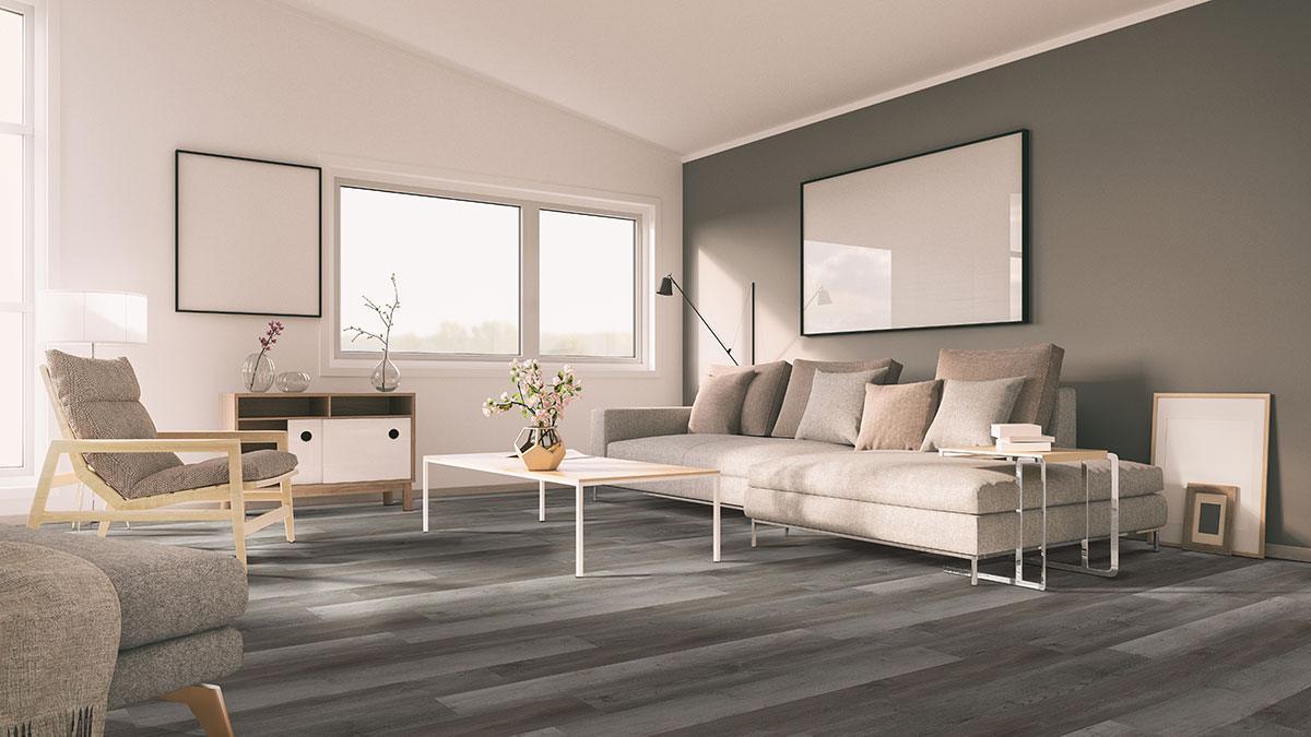 Woodrift Gray Katavia LVP #10010 room scene