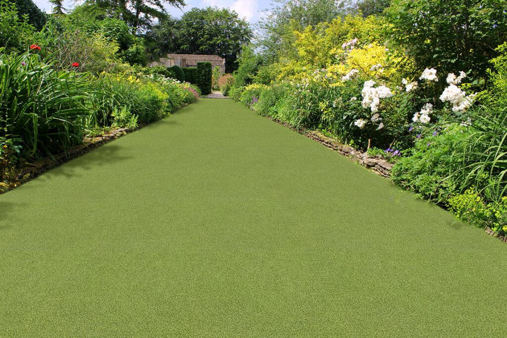 Putting Green artificial turf room scene
