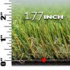 Viridian Green 91oz artificial turf pile height detail