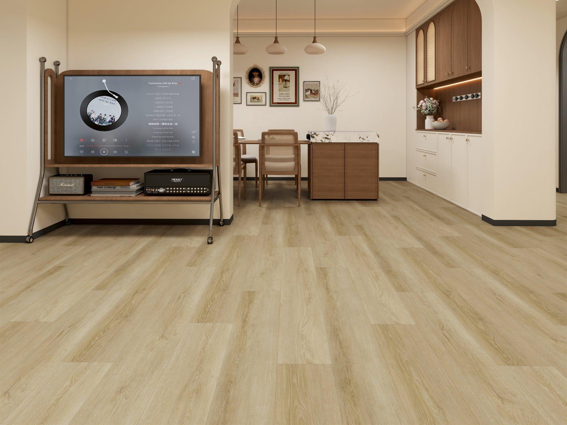 Progress 8mm 22 mil luxury vinyl plank flooring installed in a room