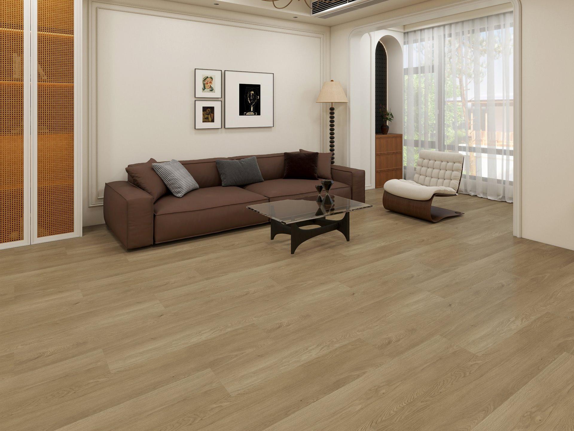 Radiance 6mm 22 mil luxury vinyl plank flooring installed in a room